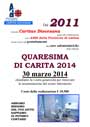 Quaresima di Carità 2014
